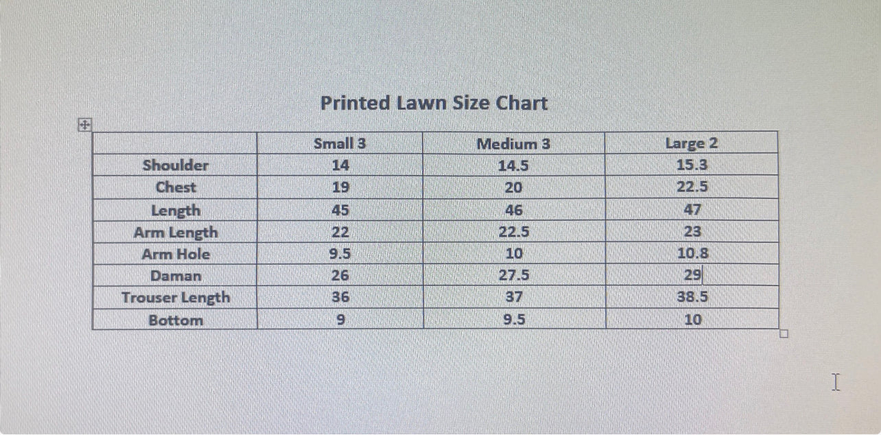 Lawn Co-ord
