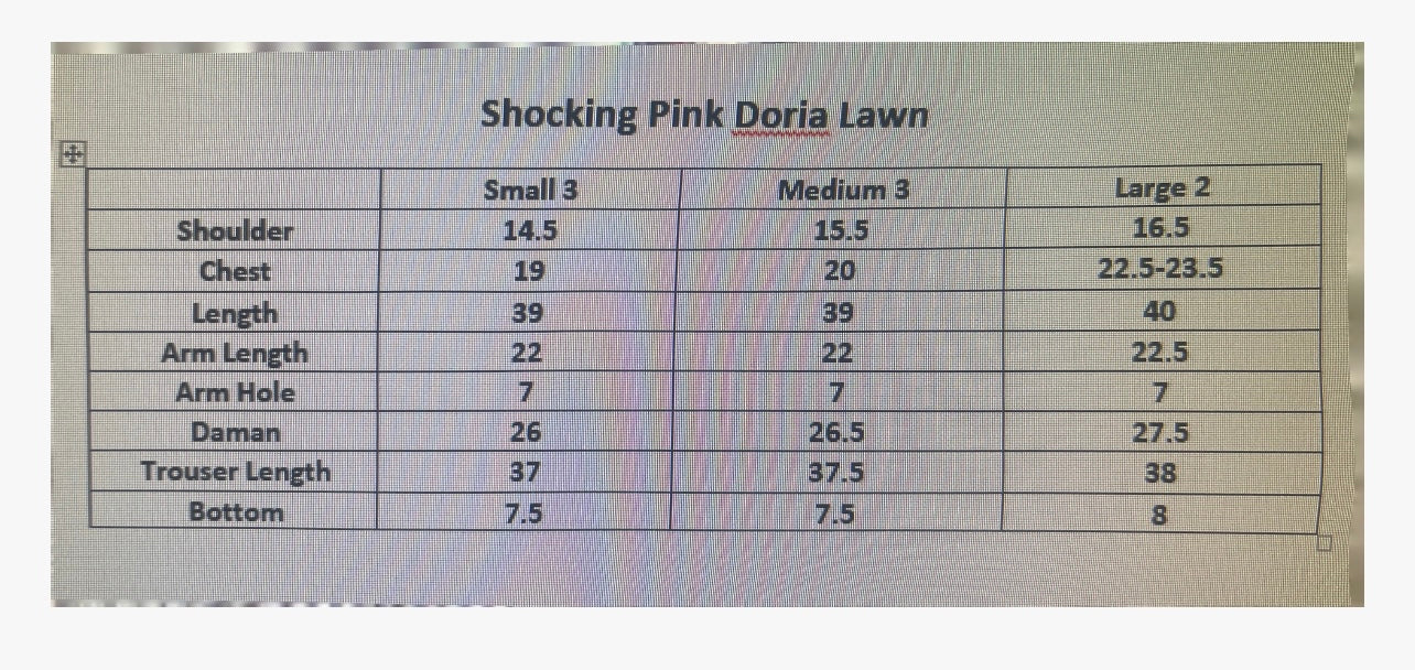 Shocking Pink Lawn